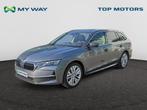 Skoda Octavia Combi *DIRECTIEWAGEN*1.5 TSI 150PK DSG*LEDER*P, Auto's, Automaat, Break, Zilver of Grijs, Alarm