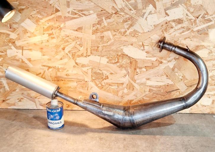 Pot échappement Polini Evolution Derbi (70cc) 70cc-80cc, Vélos & Vélomoteurs, Pièces de cyclomoteur | Général, Utilisé, Pot d'échappement