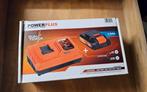 Powerplus dual 20v batterij en oplader, splinternieuwe, Ophalen of Verzenden
