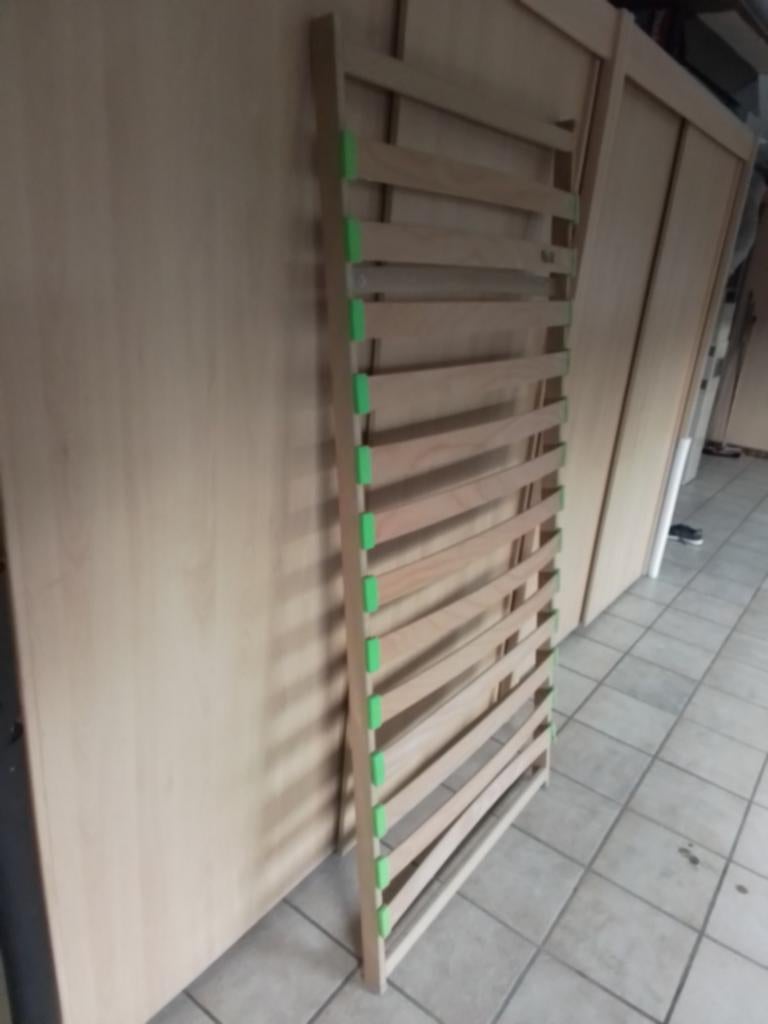 Sommier à lattes, 90 cm, Enlèvement, Sommier, 200 cm
