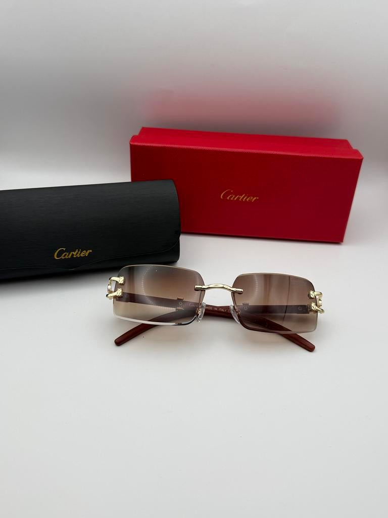 Cartier zonnebril Heren nieuw met verpakking, Ophalen of Verzenden, Nieuw, Zonnebril