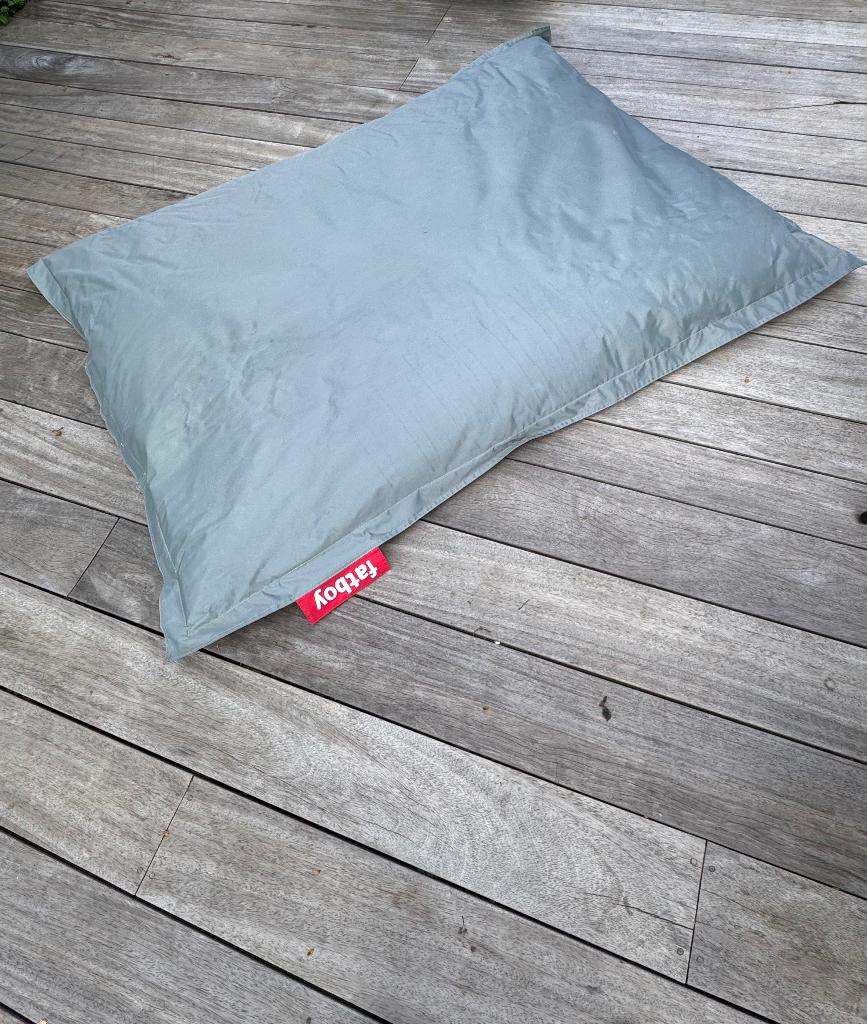 Fatboy zitzak, Maison & Meubles, Sièges-poires, Enlèvement, Utilisé, Gris, Pouf