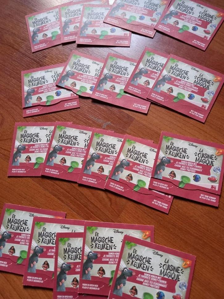 Delhaize - Spaaractie 'De Magische keuken' - 23 boekjes 2020, Verzamelen, Stickers, Zo goed als nieuw, Winkel of Supermarkt, Verzenden