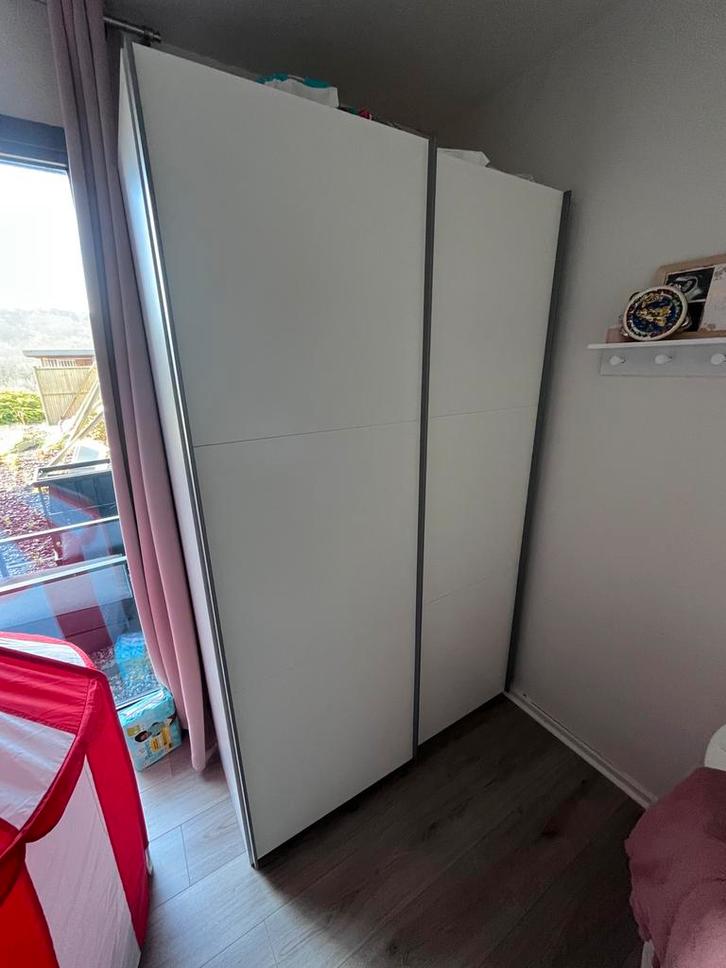 Dressing avec portes coulissantes, Maison & Meubles, Armoires | Penderies & Garde-robes, Comme neuf, Avec porte(s), Enlèvement