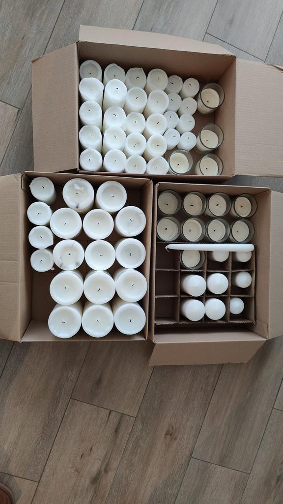 Bougies Spaas, Enlèvement, Neuf, Blanc, Bougie