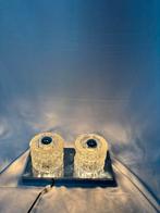 Vintage Peill & Putzler "Ice Glass" wandlamp jaren '70, Enlèvement ou Envoi, Utilisé