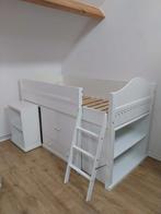 Lit combiné 90x190 avec Bureau & Rangements - Gain de place, Enlèvement, Utilisé, Lit mezzanine