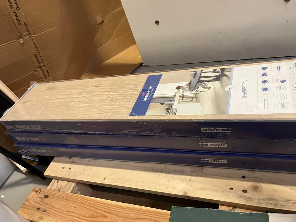 Laminaat Quickstep, Doe-het-zelf en Bouw, Vloerdelen en Plavuizen, Zo goed als nieuw, Laminaat, Ophalen