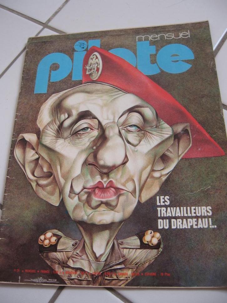 19 nummers van het Journal PILOTE, een satirisch tijdschrif, Boeken, Stripverhalen, Zo goed als nieuw, Meerdere stripboeken, Ophalen of Verzenden