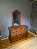 Eiken kastje met spiegel, Ophalen, Gebruikt, Klassiek, Eikenhout