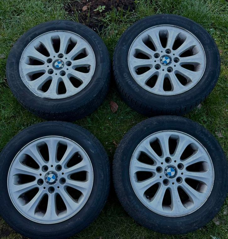 BMW 1 Serie velgen 16 inch met banden, Auto-onderdelen, Banden en Velgen, Band(en), 16 inch, Ophalen