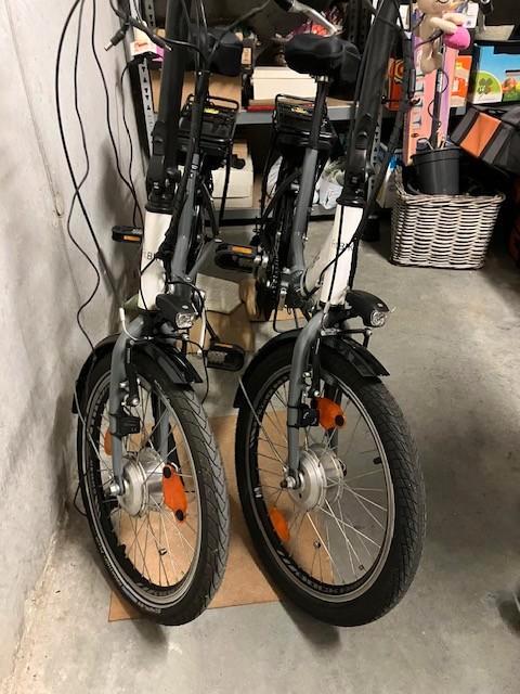 Vouwfietsen 2 stuks, Fietsen en Brommers, Fietsen | Vouwfietsen, Zo goed als nieuw, Dames, Overige merken, 18 tot 20 inch, Deels opvouwbaar