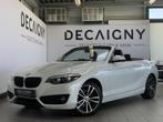 BMW 218 1.5i Cabriolet *Leder*Sensoren voor/achter, Auto's, 4 zetels, Wit, Bedrijf, Handgeschakeld