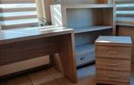 Beau bureau+armoire+commode en bois, Enlèvement, Comme neuf, Bureau