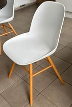 Zuiver Albert Kuip Eetkamerstoel Wit, Wit, Scandinavisch, Zo goed als nieuw, Vier