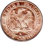 Napoléon III (1862) - 22 centimètres, 2 km, Timbres & Monnaies, Monnaies | Europe | Monnaies non-euro, Enlèvement ou Envoi, Monnaie en vrac
