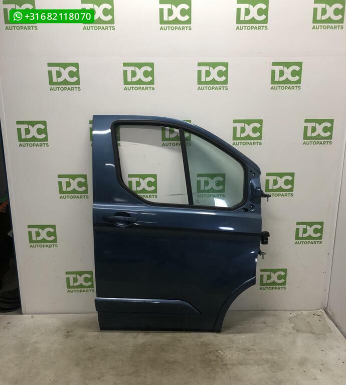 Ford Transit Custom ('12->) Voorportier rechts blauw, Auto-onderdelen, Carrosserie, Deur, Ford, Voor, Rechts, Gebruikt, Ophalen of Verzenden