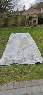 Zwaar dekzeil., Ophalen