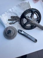 Manivelle et cassette Shimano Ultegra 11/34, Vélo de course, Utilisé, Shimano, Enlèvement ou Envoi