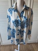 Zijden bebloemde bloes, Kleding | Dames, Blauw, Zara, Ophalen of Verzenden, Maat 36 (S)