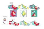 Disney Princess Ariel Sneakersokken - 3 paar - 23/26-27/30, Enfants & Bébés, Vêtements enfant | Chaussures & Chaussettes, Enlèvement ou Envoi