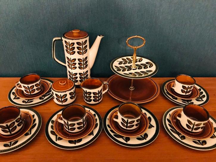 Boch Rambouillet compleet koffieservies 6 of 12 pers, Antiek en Kunst, Antiek | Servies compleet, Ophalen
