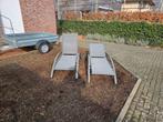 Twee ligbedden grijs, 100€/stuk, Ophalen, Zo goed als nieuw