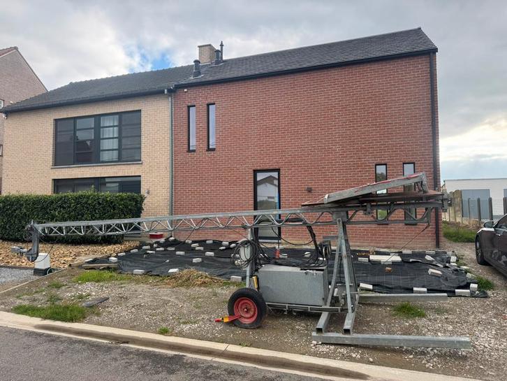 Zeer krachtige Bouwlift 3F 400V met verlengstuk> 6m, Doe-het-zelf en Bouw, Bouwliften, Bouwlift, Ophalen