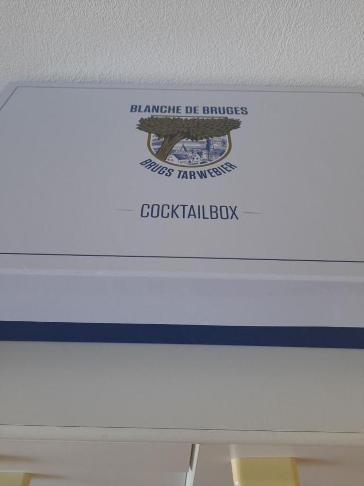 Cocktail set Blanche de Bruges, Verzamelen, Glas en Drinkglazen, Nieuw, Ophalen of Verzenden