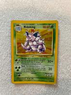 Nidoking holo base set, Enlèvement ou Envoi, Utilisé, Cartes en vrac, Foil