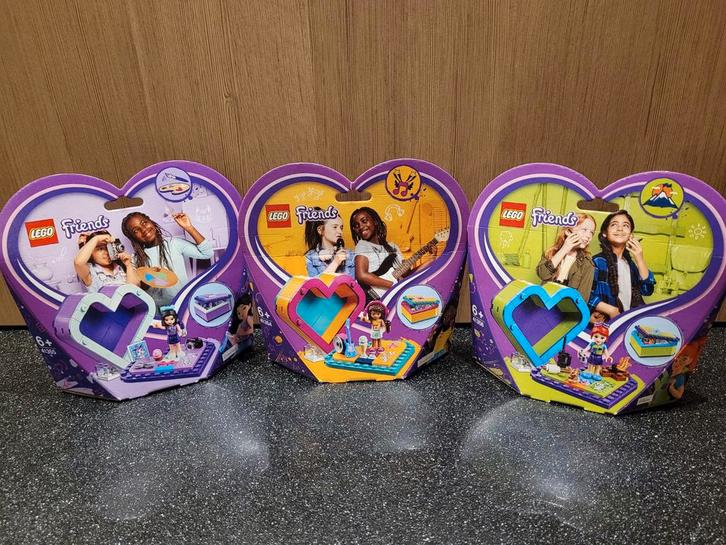 Lego Friends 3 hartjesboxen, Enfants & Bébés, Jouets | Duplo & Lego, Comme neuf, Lego, Enlèvement