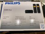 Twee draagbare telefoons Philips type D200 Duo, Comme neuf, 2 combinés, Enlèvement ou Envoi