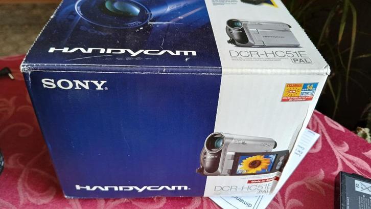 Sony dcr HC 51E mini Dv camcordercamera nieuw in doos, Audio, Tv en Foto, Videocamera's Digitaal, Nieuw, Camera, Mini DV, Sony