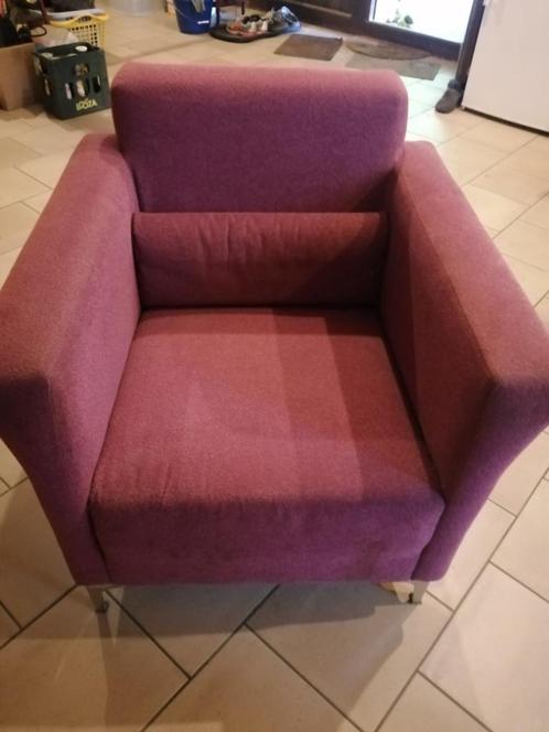 Zetel 1-zit, Huis en Inrichting, Zetels | Zetels, Gebruikt, Eenpersoons, Minder dan 150 cm, 75 tot 100 cm, Stof, Ophalen