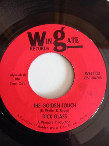 DICK GLASS. THE GOLDAN TOUCH. POPCORN 45T, Enlèvement ou Envoi, Comme neuf