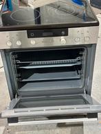 Inox fornuis + oven Siemens, Elektronische apparatuur, Ovens, Ophalen, Oven, 60 cm of meer, Zo goed als nieuw