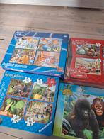Set puzzels (Disney, Efteling, Cars en apen), 4+, Kinderen en Baby's, Ophalen of Verzenden, Zo goed als nieuw, 4 tot 6 jaar