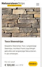 Geopietra stenen voor gevel muren +-4m2 dit is een koopje., Doe-het-zelf en Bouw, Metselstenen, Ophalen, Nieuw