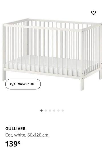 IKEA Baby bed + mattress beschikbaar voor biedingen