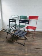 vintage Franse inklapbare tuinstoel, Antiek en Kunst, Ophalen of Verzenden