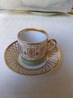 Porcelaine de Paris - Tasse et soucoupe d'époque Directoire