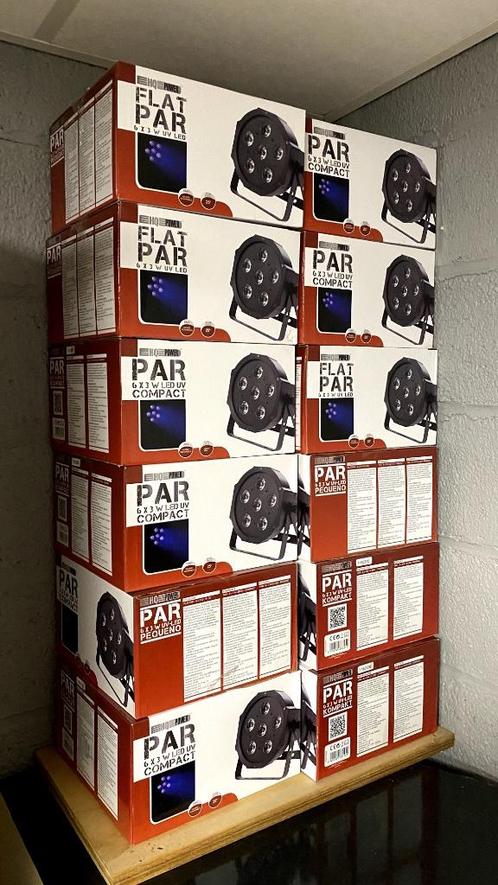 HQ Power PAR - 6 x 3 W UV-LED - COMPACT, Muziek en Instrumenten, Licht en Laser, Nieuw, Licht, Ophalen