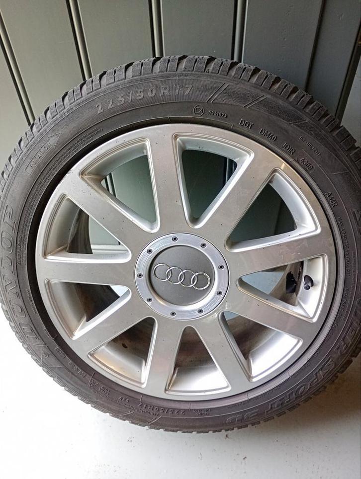 Winterwielen vw-audi, Auto-onderdelen, Banden en Velgen, Band(en), Winterbanden, Ophalen of Verzenden