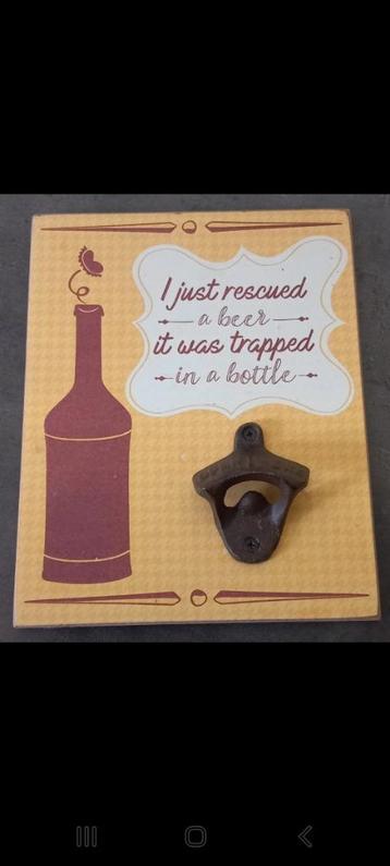 Bier, cadeautje, muur plaat beschikbaar voor biedingen