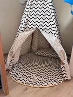 Tipi tent Nobodinoz + zitzak + kussen + speelmat, Kinderen en Baby's, Ophalen, Zo goed als nieuw