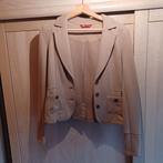 Beige blazer edc maat xs / 34, Kleding | Dames, Ophalen, Zo goed als nieuw, Maat 34 (XS) of kleiner, Beige