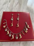 Zilver gouden set 925, Ophalen of Verzenden, Zo goed als nieuw, Zilver