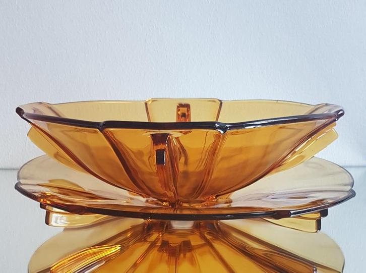 Hermanova Hut-C.Stölzle, Kom-Schaal, Model 19251, Art-Deco, Antiek en Kunst, Antiek | Glaswerk en Kristal, Ophalen of Verzenden