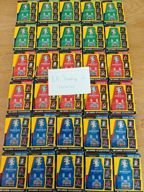 Topps Uefa Euro 2024 Germany Match Attax Mini Tin × 30, Hobby en Vrije tijd, Verzamelkaartspellen | Overige, Nieuw, Boosterbox