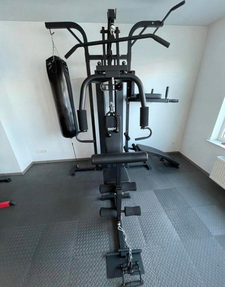 Complete krachttrainingsstation - in uitstekende staat, Sport en Fitness, Fitnessapparatuur, Zo goed als nieuw, Overige typen